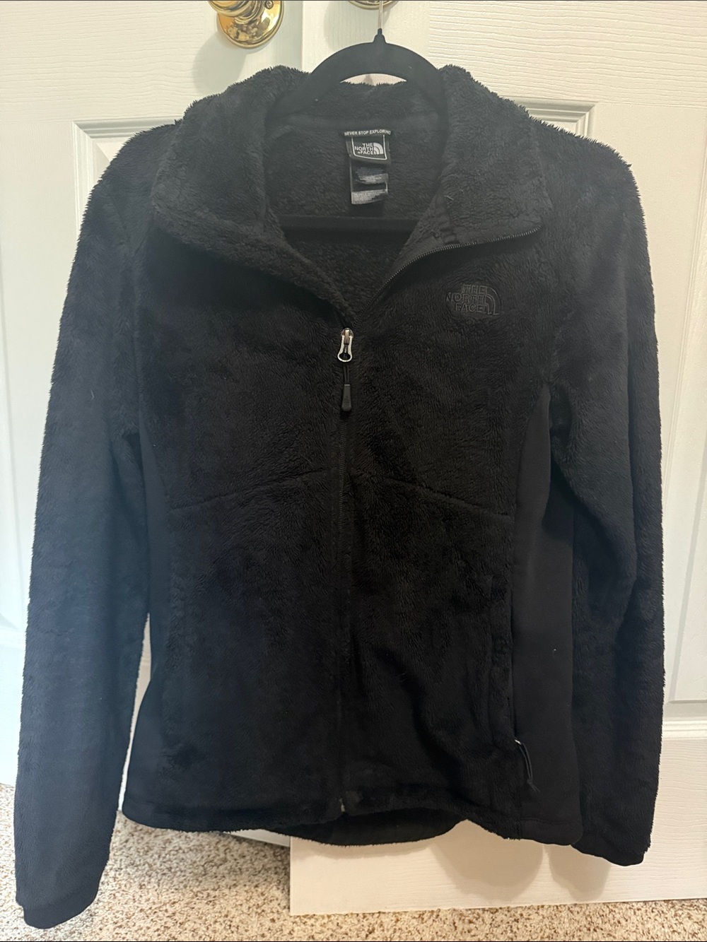 The North Face Black Teddy Fleece Full-Zip Jacket